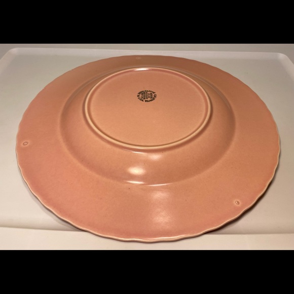 Pink Vernon Kilns California Pottery Platter - Picture 6 of 10